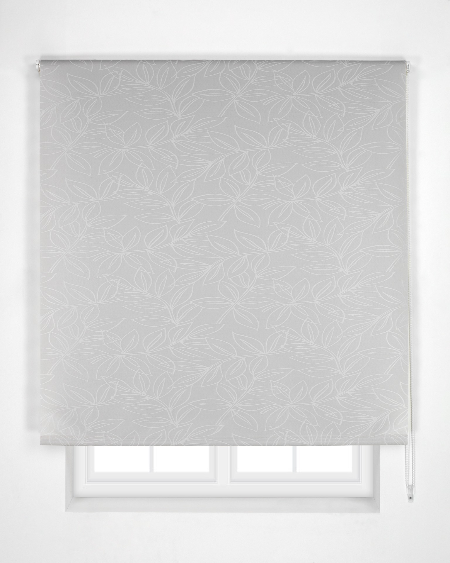 Estoralis | estor enrollable translúcido | 110 x 255 cm (ancho por alto) tamaño de tela 107 x 250 cm | modelo selene color gris