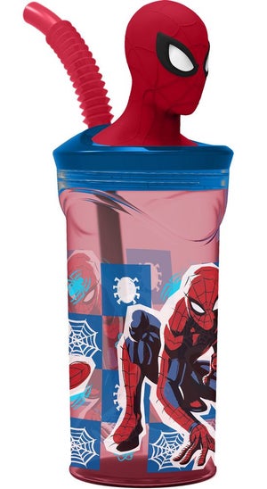 Stor Bicchiere Con Cannuccia 3D 360 Ml - Mickey Mouse 90 Anni - Senza BPA - Per Bambini