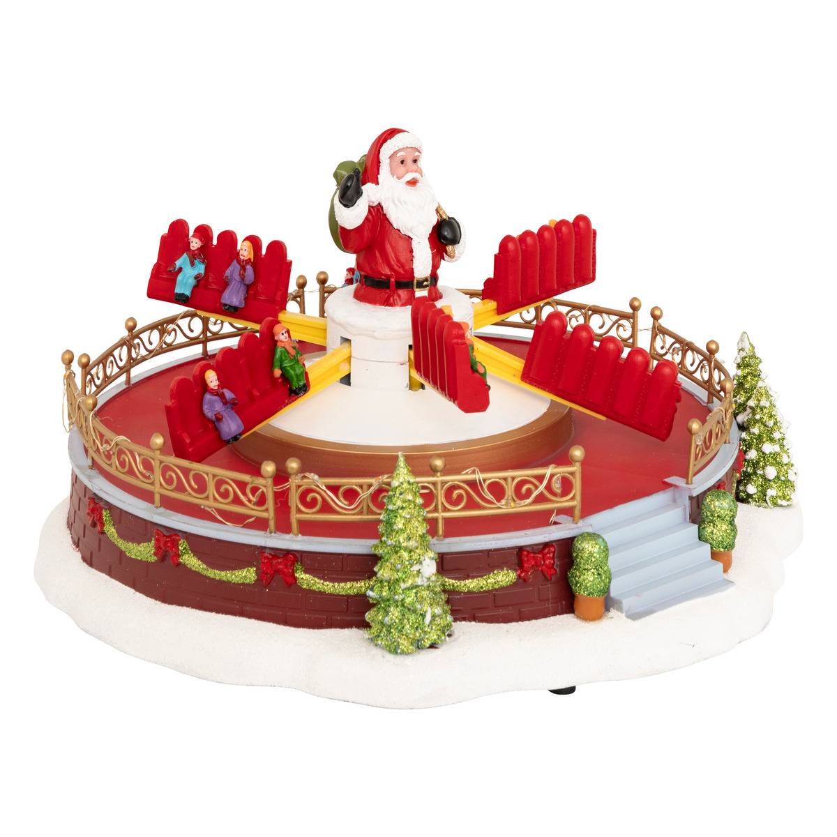 Village Lumineux Maison Père Noël Et Enfants 16 Led - Feeric Lights & Christmas