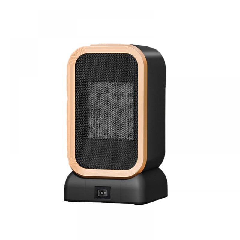 Ogrzewacz biurowy, ogrzewacz pomieszczeń | Mały, cichy ogrzewacz domowy – szybkie, regulowane i bezpieczne ogrzewanie elektryczne do biur, kolor czar