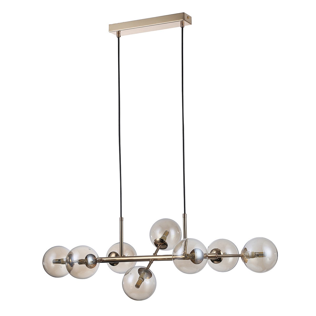 Lampa wisząca Erimida mosiężny 8 x G9 x 10W wym:150x82x31,5cm Italux
