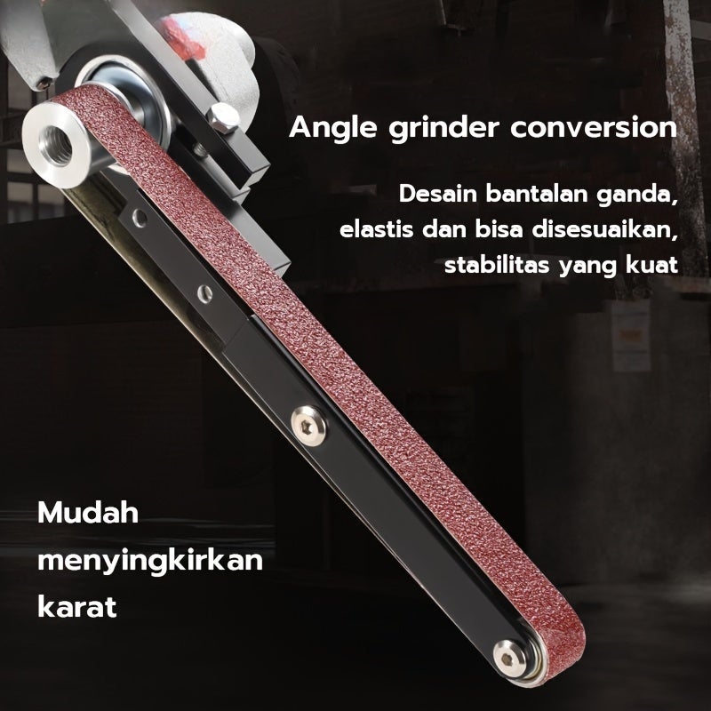 Kit de conversion pour meuleuse d'angle à bande pour le polissage, le meulage et le polissage du métal et de l'acier inoxydable - 6