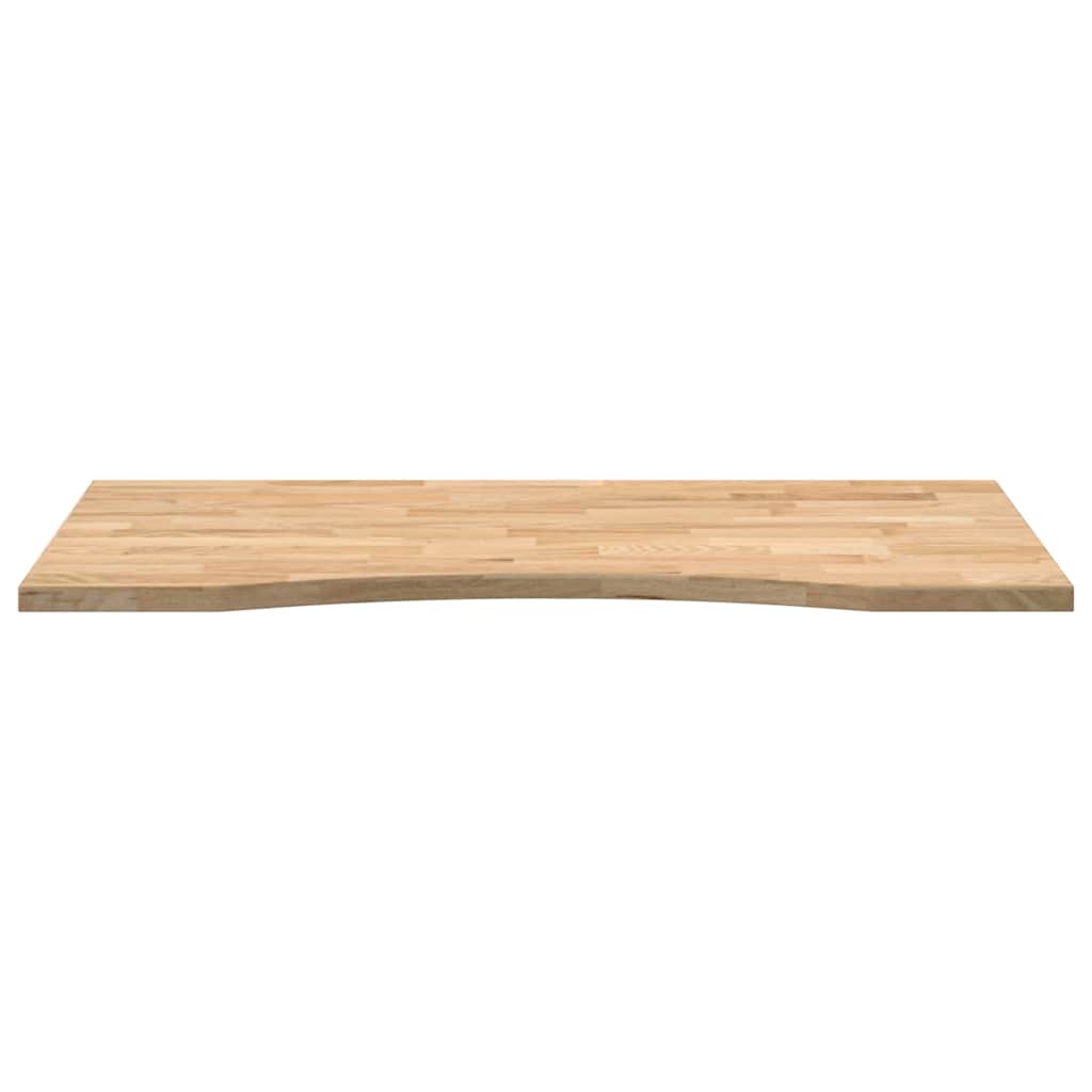 Dessus de bureau non traité en bois massif de chêne rectangulaire - 5