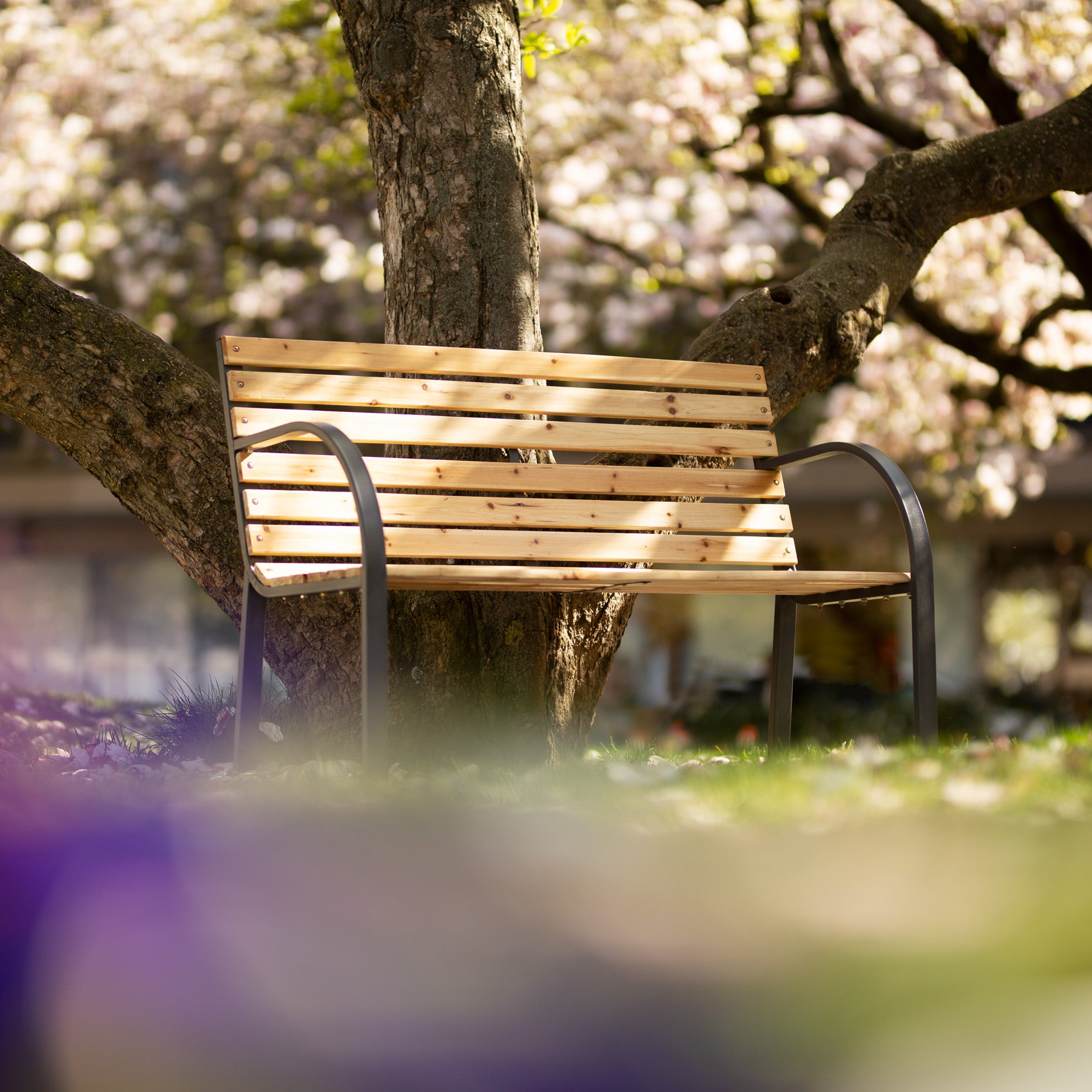 Banc de jardin en pin de Chine 2 places TECTAKE - 4
