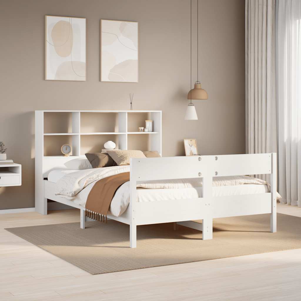 Łóżko drewniane rama łóżka sofa biała do sypialni pokoju 160x200 cm