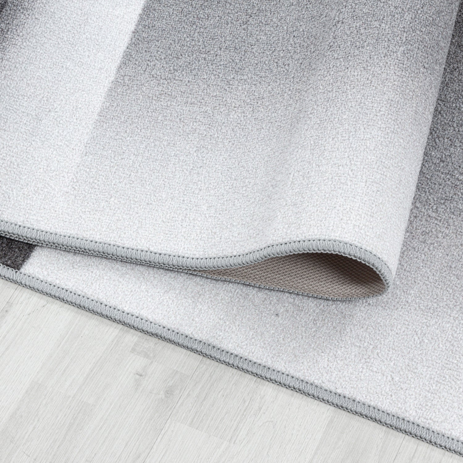 PATCHWORK - Tapis Enfant Lavable Gris 120 x 170 cm - 5