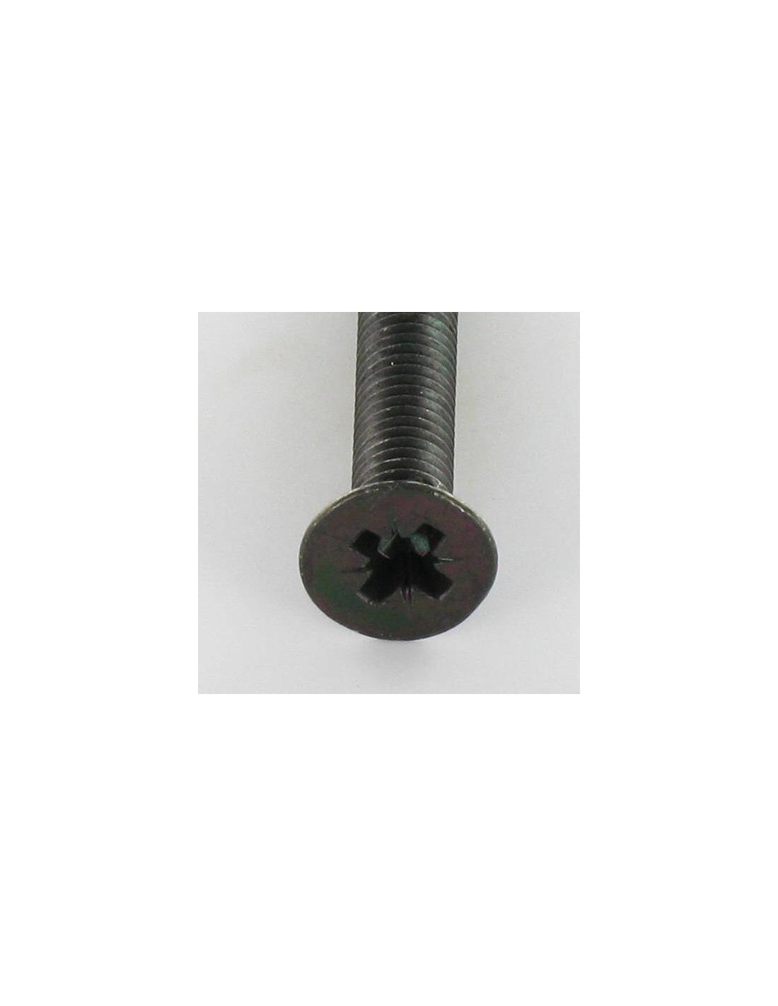 Vis métaux Tête fraisée Pozi N°2 M4X40 Acier zingué noir-1 pièce - 3