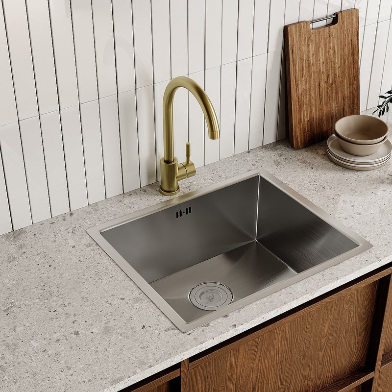 Bateria kuchenna ze stali nierdzewnej - Złoty - ROMILY