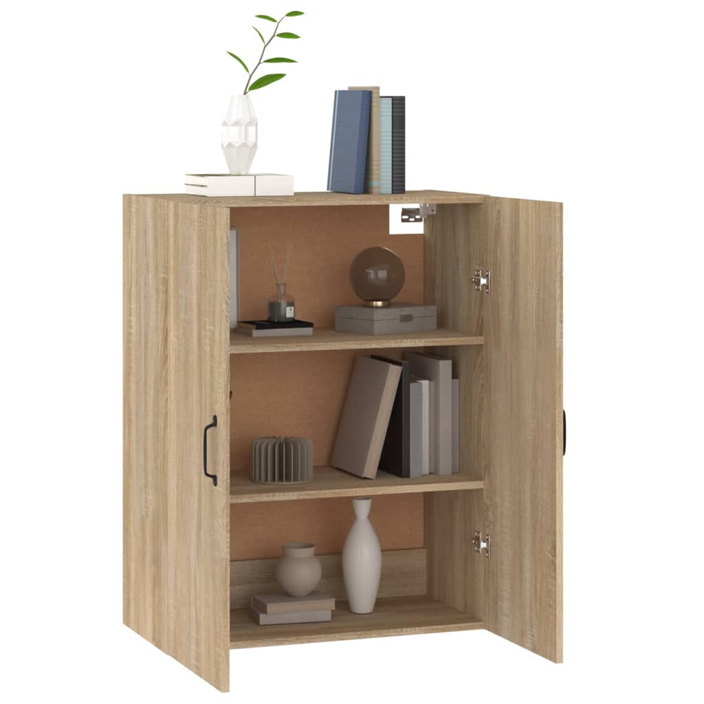 Armoire suspendue Chêne sonoma 69,5x34x90 cm Bois d'ingénierie vidaXL - 5
