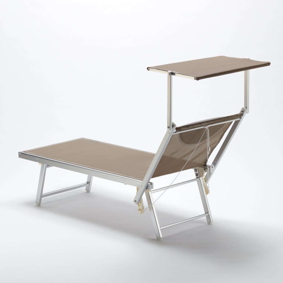 2 transats de plage bains de soleil en aluminium Santorini Limited Edition - 4