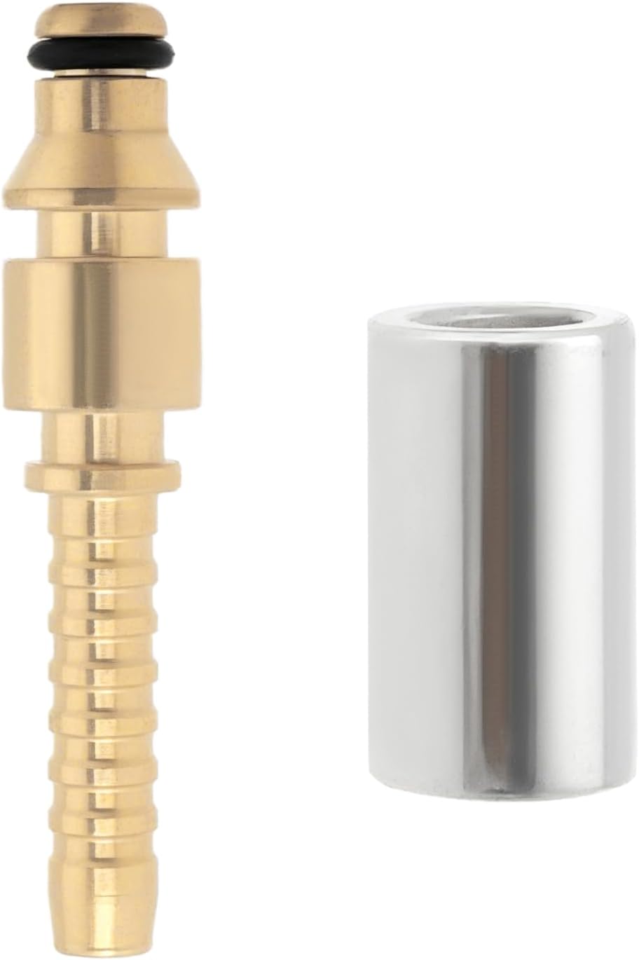 Mosiężny wąż do myjki wysokociśnieniowej 1/4 cala, adapter męski 6,5 mm z końcówką do zaciskania, kompatybilny ze Stihl