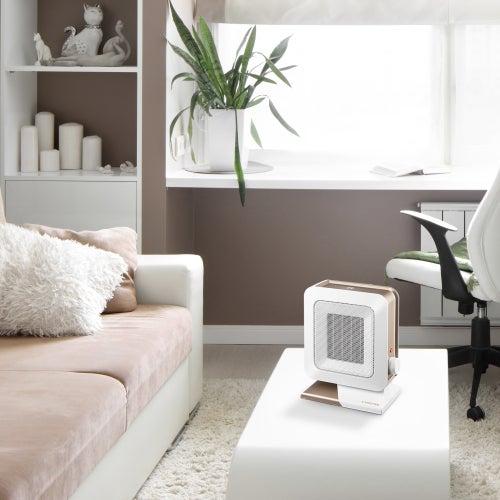 TROTEC Chauffage soufflant céramique TFC 14 E, 700 W/1400 W, chauffage d'appoint, chauffage portatif, chauffage mobile - 4