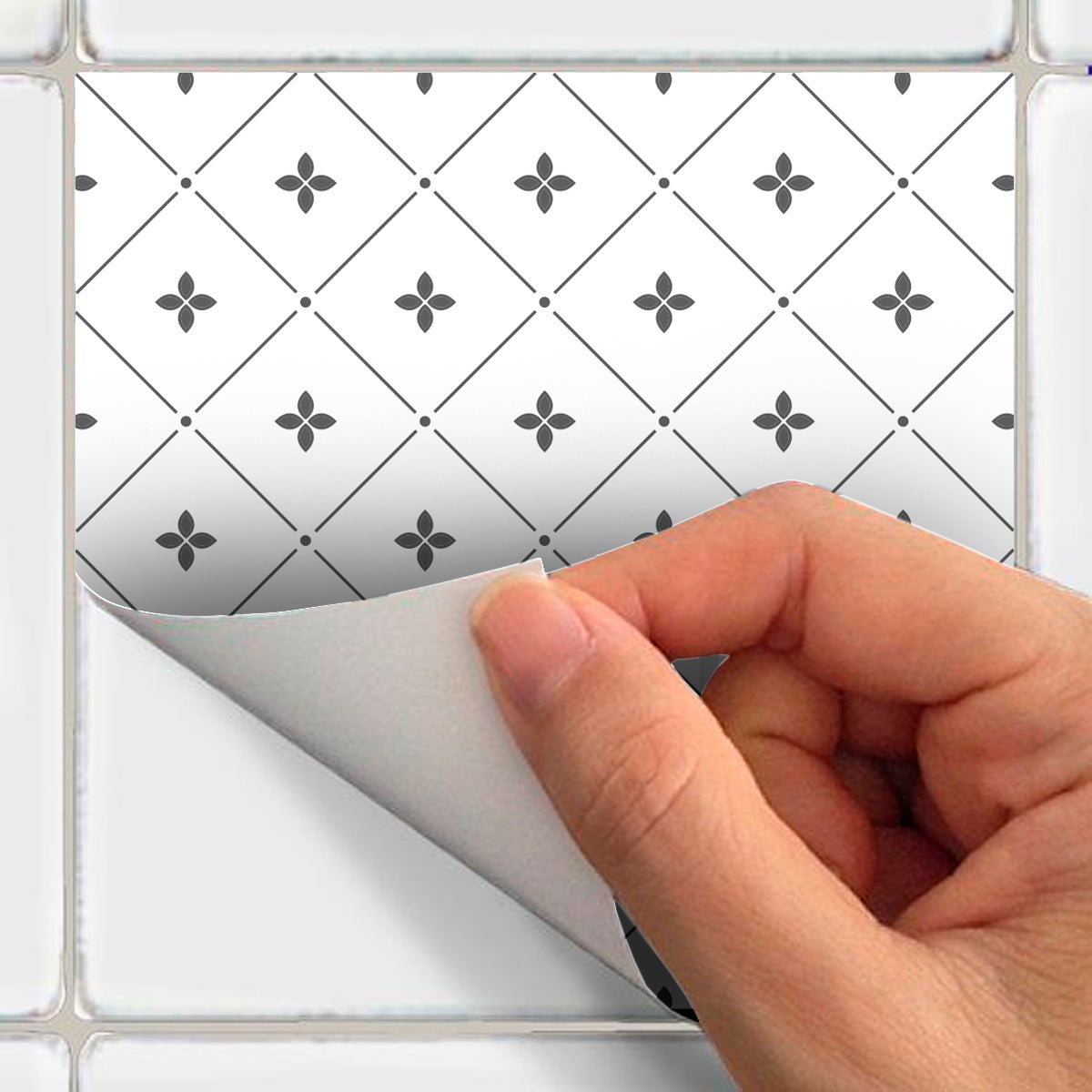 15 adesivi piastrelle di cemento Napoli - Sticker adesivo - adesivi murali - 15stickers15x15cm - 5