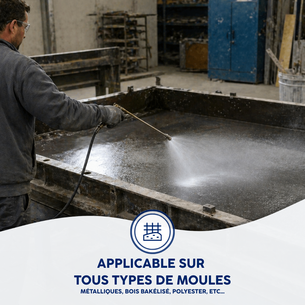 Huile de démoulage universelle de synthèse Bidon de 5 L - HUILE60 - MATPRO - 3
