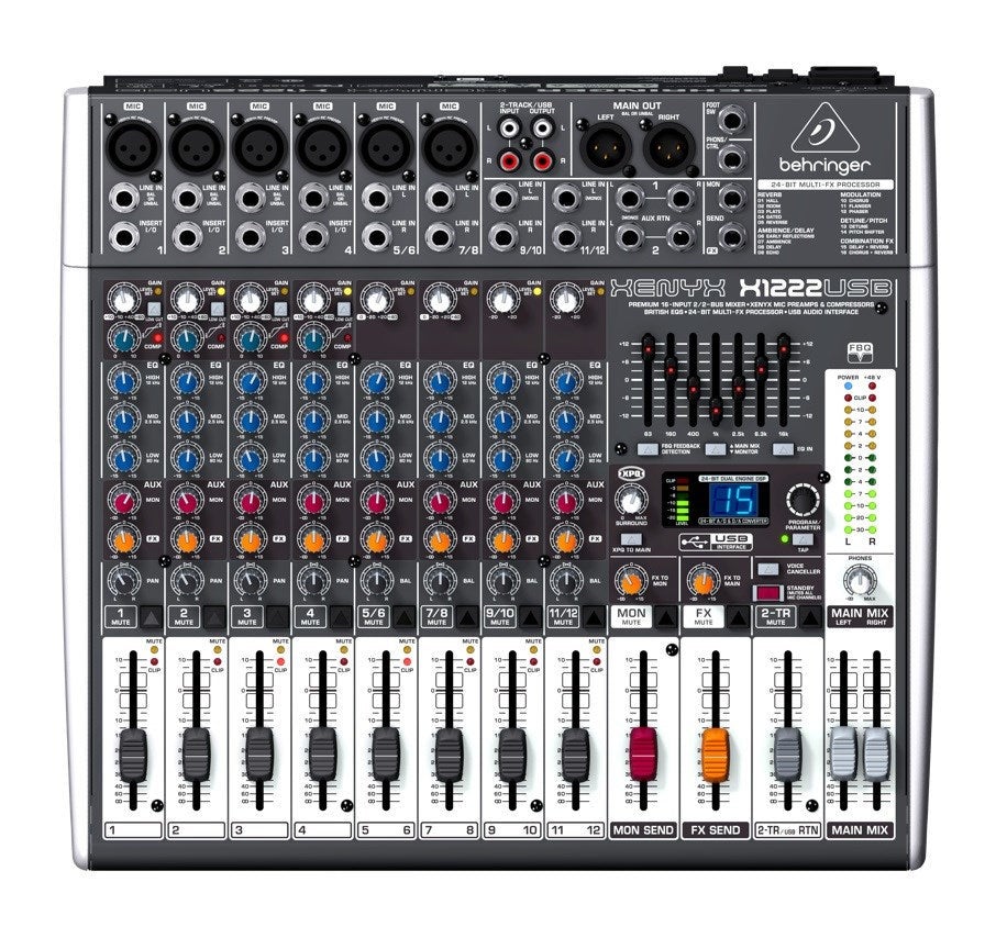 Behringer X1222usb Mezclador De Audio 12 Canales , Leroy Merlin