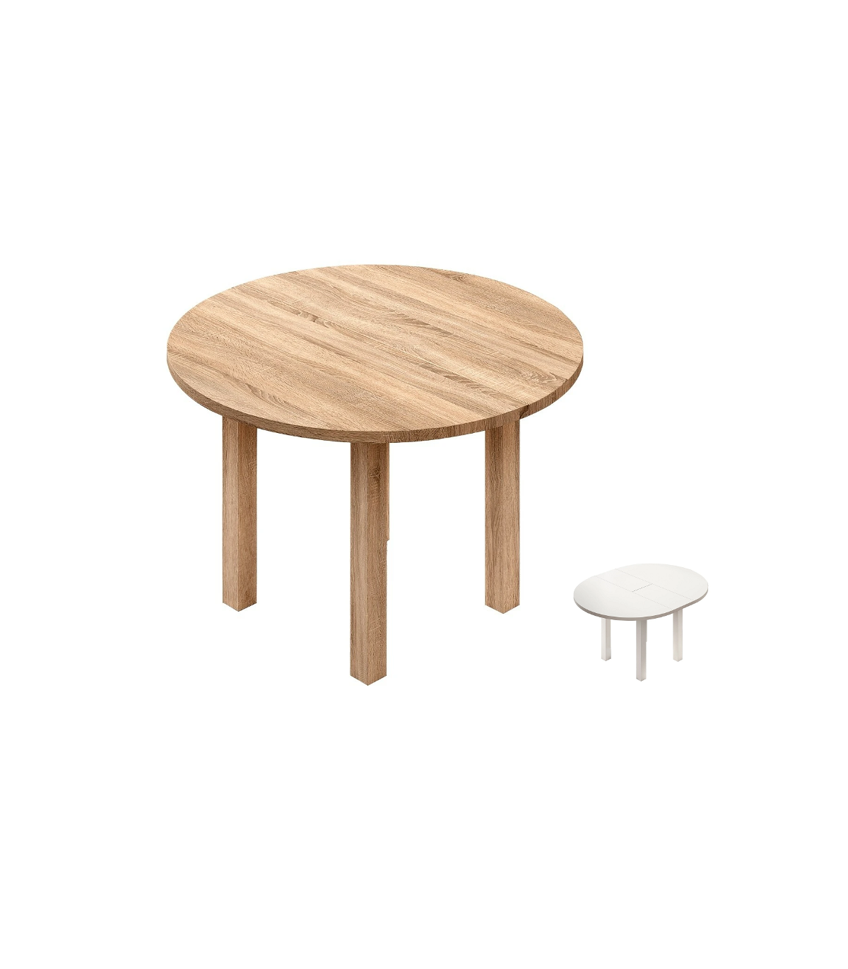 Impt-Home-Design Mesa Extensible Pablo Para Comedor Moderno Y Funcional , Leroy Merlin