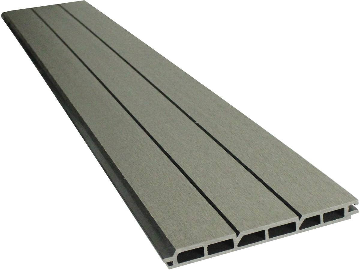 Kit Clôture 1.6 x 1.2 m composite - Kit de fixation offert - Gris - 2