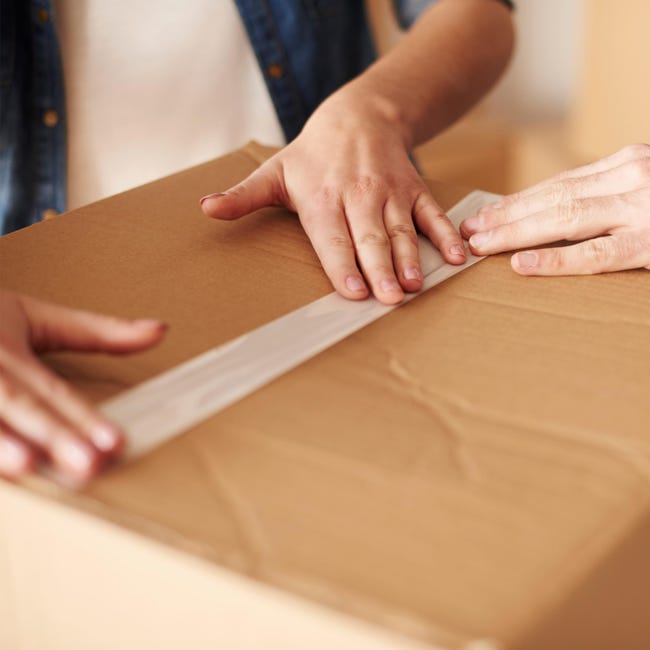 12 ROTOLI NASTRO CARTA GOMMATA 25 Mm Per 50 Metri ADESIVO - Foto 10