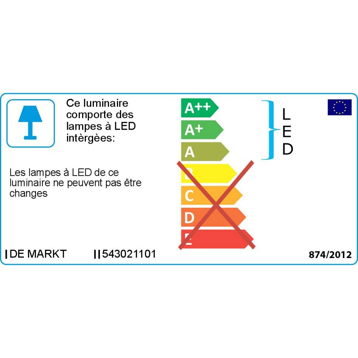 Spot Mural Design LED en Métal 