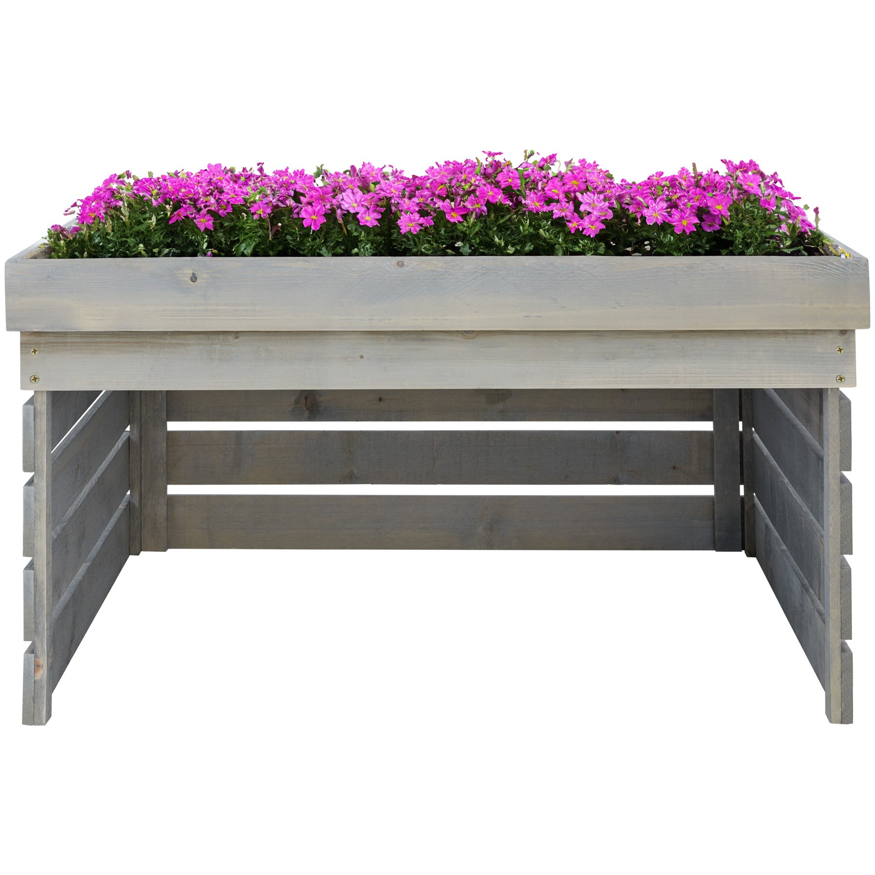 Garage en bois pour robot tondeuse 84 x 78 x 46 cm TECTAKE - 4