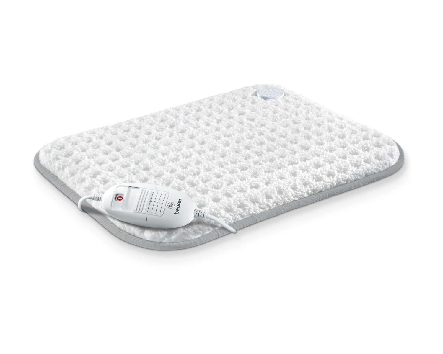 Beurer hk 42 calentador de cama eléctrico 100 w gris algodón