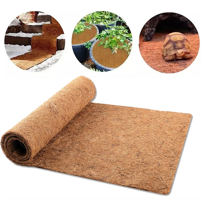 LOLYSIC 4 rotoli di rivestimento in cocco per cesti appesi, 40 x