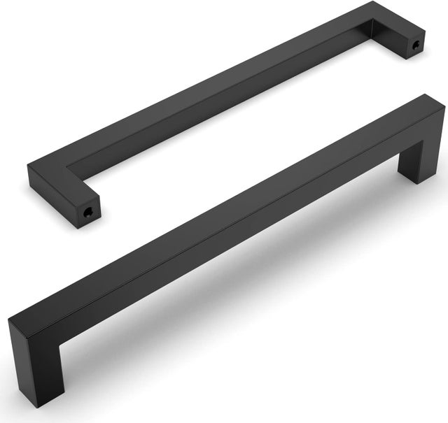 Poignée De Baie Vitrée Coulissante - Extérieur, Borgne, Aluminium Noir Satiné, Neuve