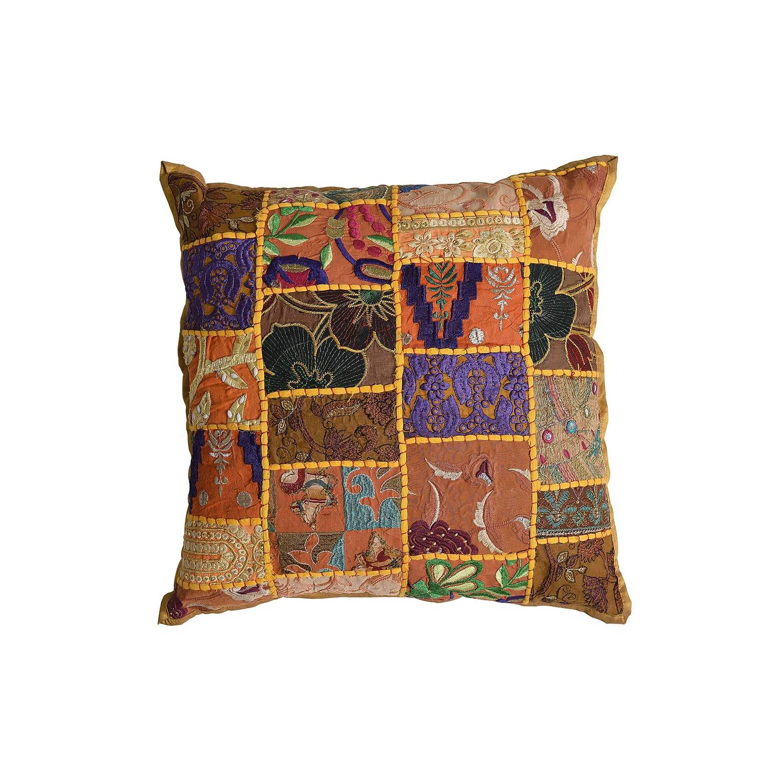 Coussin coton multicolore Zozza | Leroy Merlin