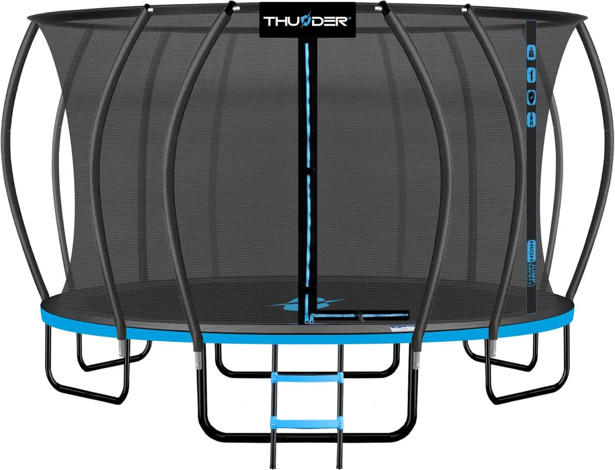 Trampolina Ogrodowa 16ft 488CM Olbrzymia do skakania z siatką Thunder