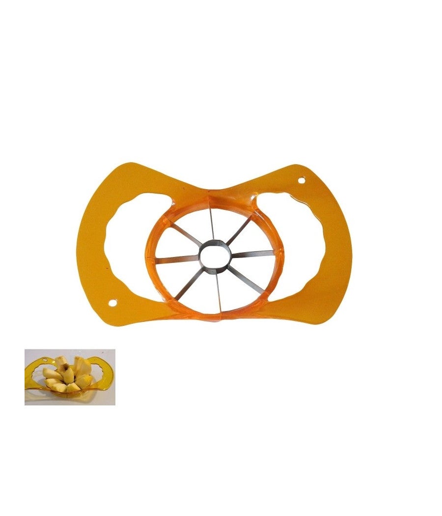 Taglia Mele A Spicchi In Acciaio Inox, 3 Pezzi - Affettatore Multifunzione Per Frutta E Verdura, Impugnatura Ergonomica, Per Casa E Picnic