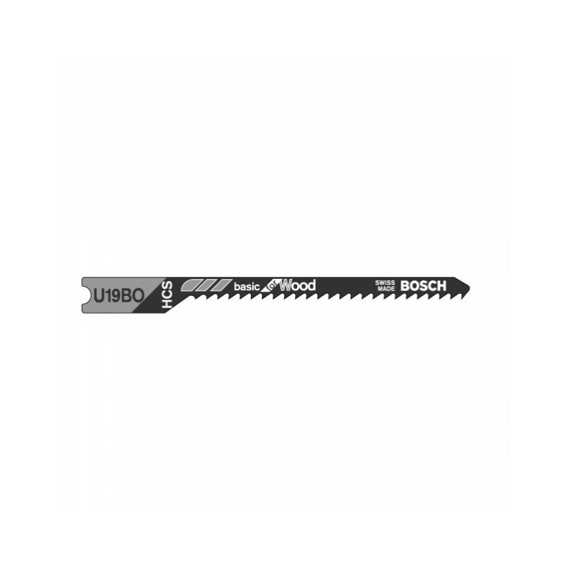 BOSCH 2608630566 - Hoja de sierra de calar U 111 C: Basic Wood: 3 uds