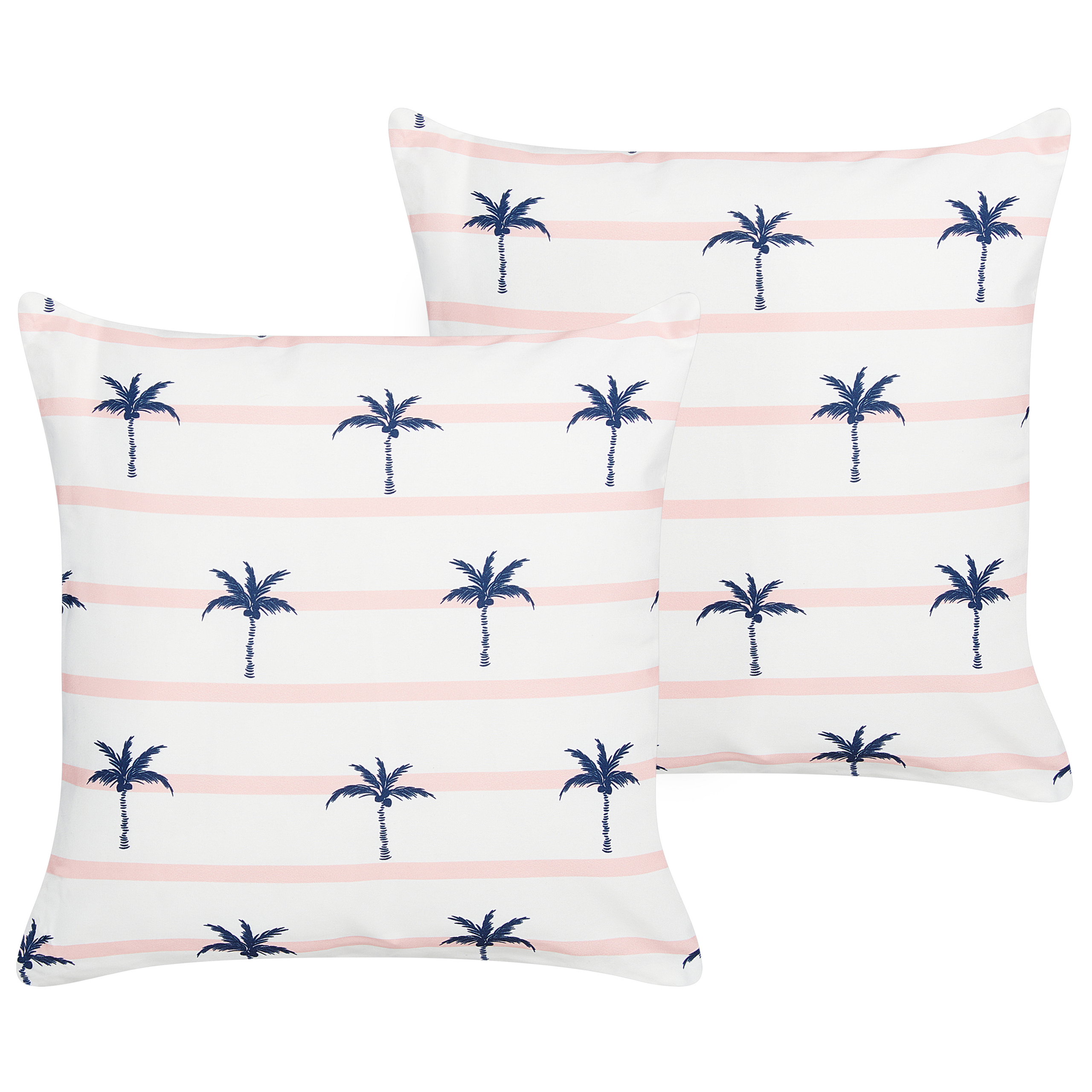Housse De Coussin D'extérieur Imperméable 40x70 Cm - Lin, Double Face Imprimé - Pour Salon, Jardin, Banc - 10