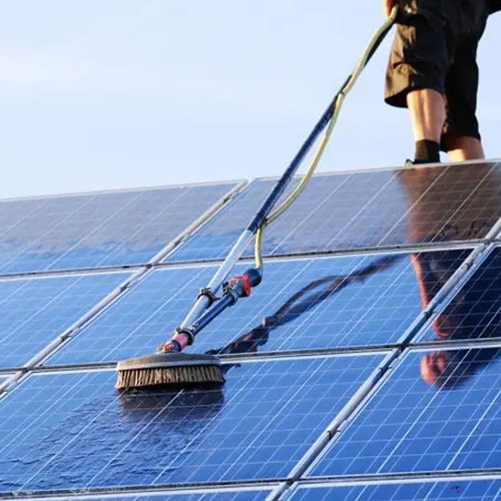 Nettoyant professionnel pour panneaux solaires photovoltaïques (5 L) - Élimine la saleté, le carbone et la graisse incrustée panneaux solaires - 2