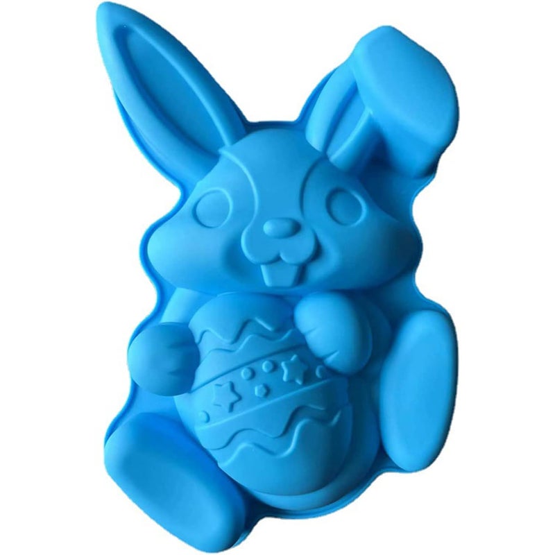 szt. Silikonowa forma do pieczenia w kształcie zajączka wielkanocnego, forma na ciasto czekoladowe, silikonowa forma w kształcie zajączka, forma do ci