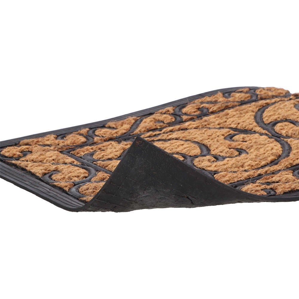 Paillasson en caoutchouc coco Arabesque XL Esschert Design - 2