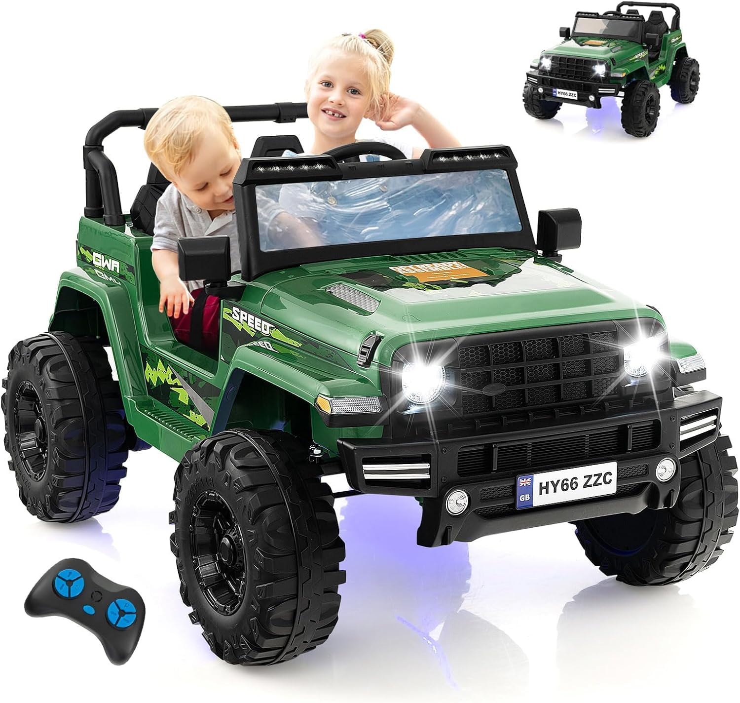 Voiture Electrique Enfants 2 Places 24V avec 2,4G, 4x4 — free download