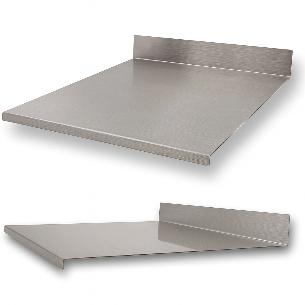 Planche à Découper En Acier Inoxydable ZoiMania - Profondeur 45 - Reproduction Sous Licence - Neuf
