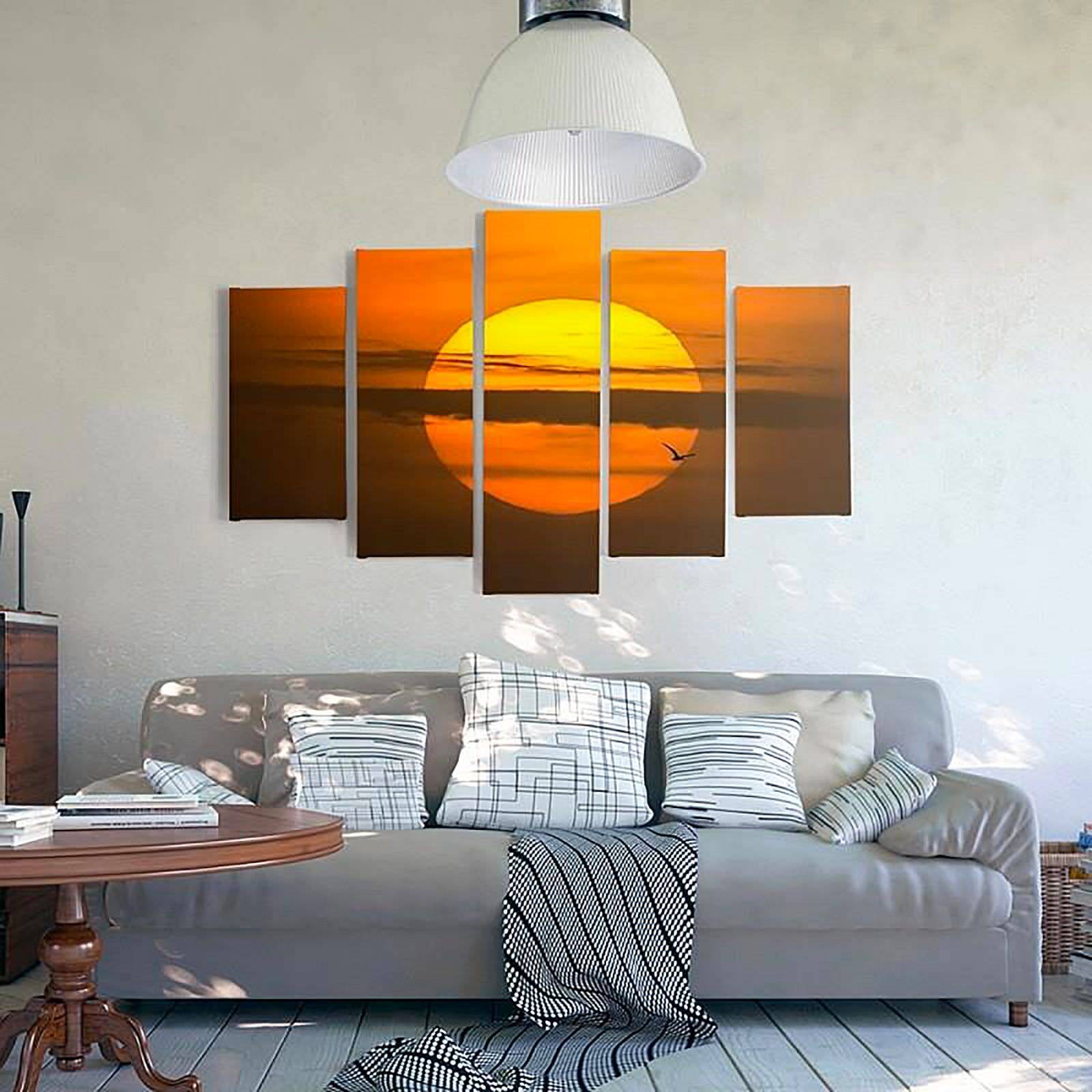 Tableau soleil couchant - 150 x 100 cm - 5