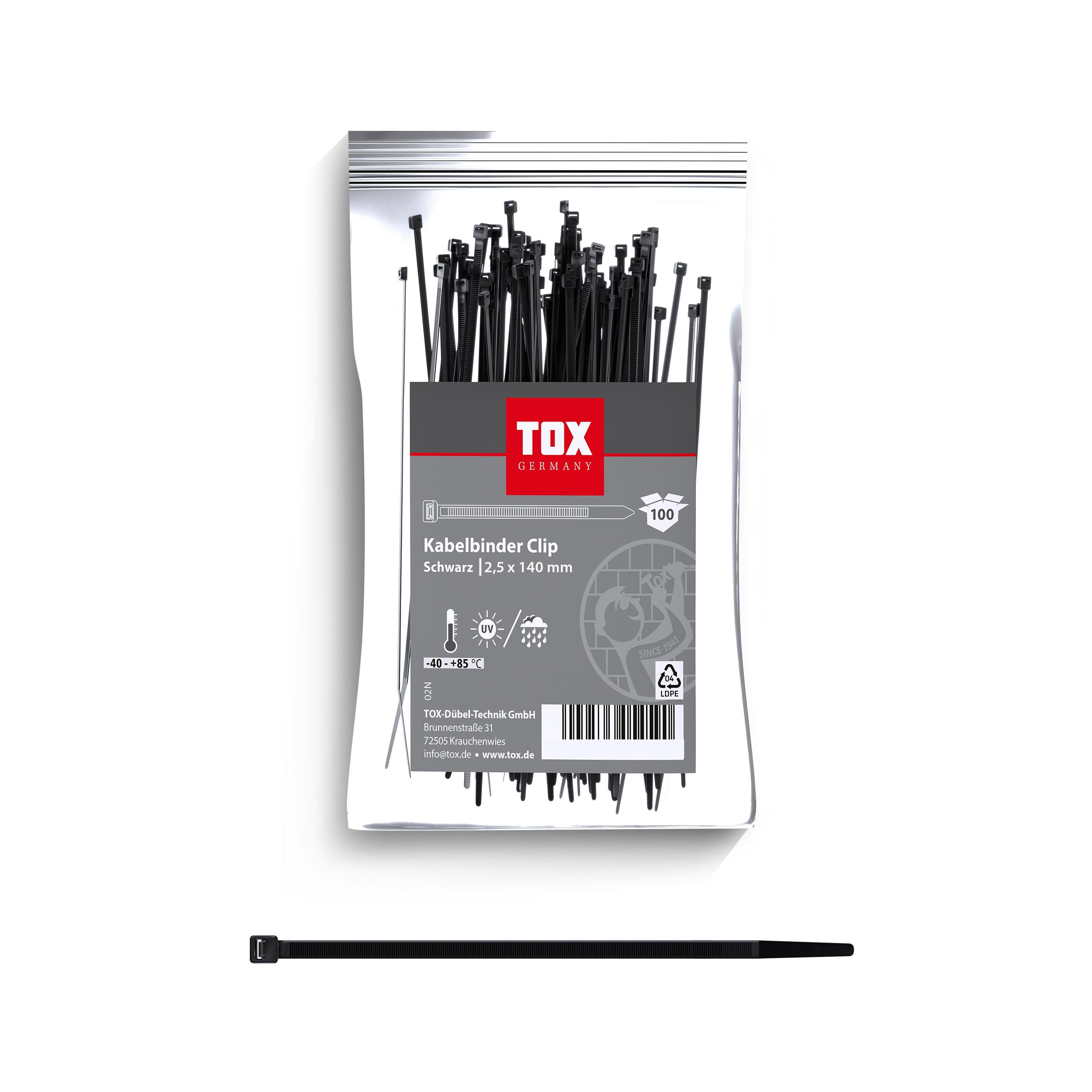 Electraline Fascette Fermacavo 3,5x140 Mm – Confezione Da 100 Pezzi – Trasparenti - 5