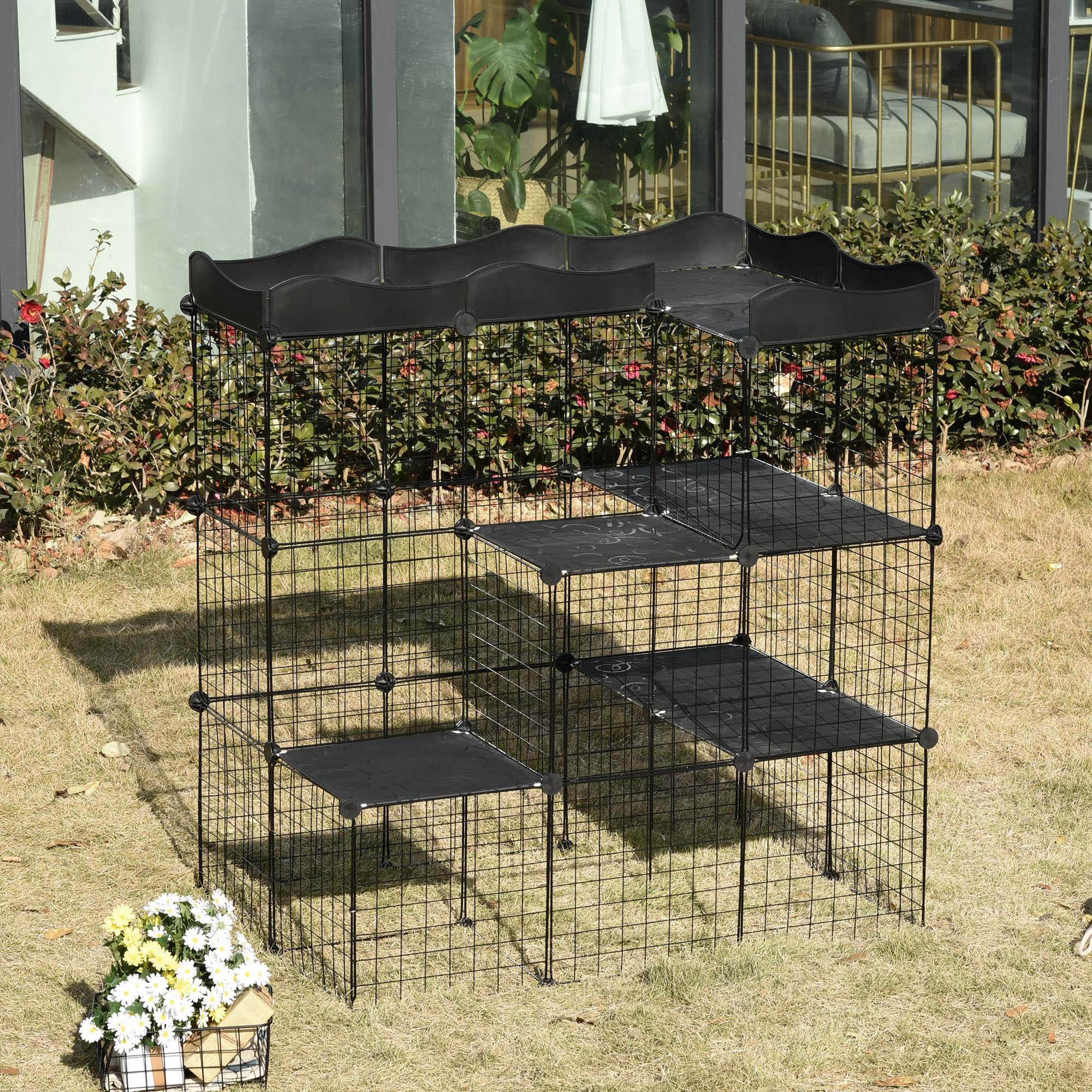 Liste Animaux Rongeurs Cage parc enclos pour petits animaux et chats 105 x 70 x 116 cm ...