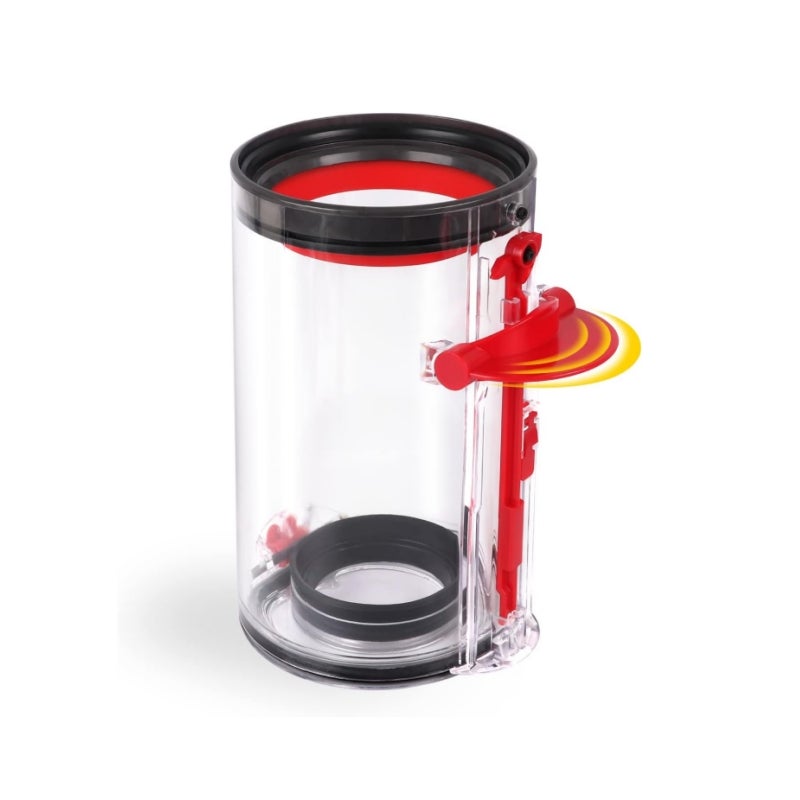 Contenitore Per Aspirapolvere XC8149 - Ricambio Originale Per Philips XC8043, XC8147, XC8349, Colore Giallo