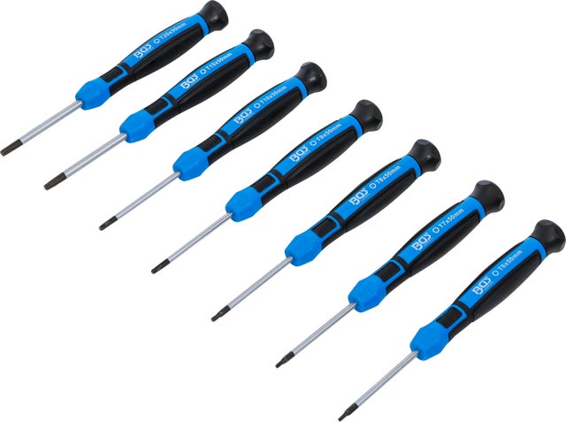 Jeu de tournevis de précision | profil T (pour Torx) | 7 pièces
