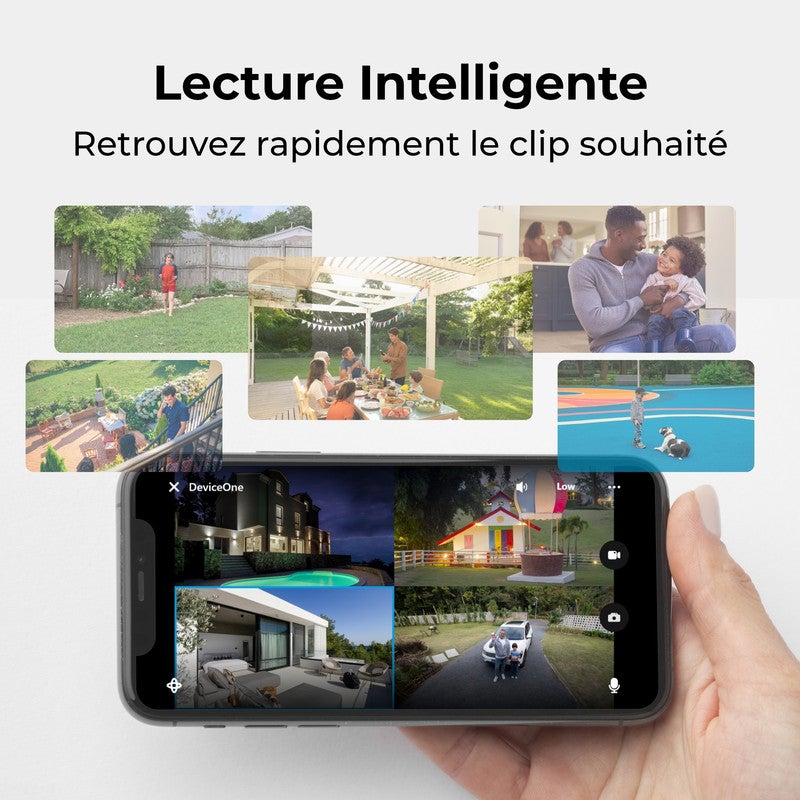 Caméra de surveillance 12CH 2To WiFi NVR filaire, Reolink - 8