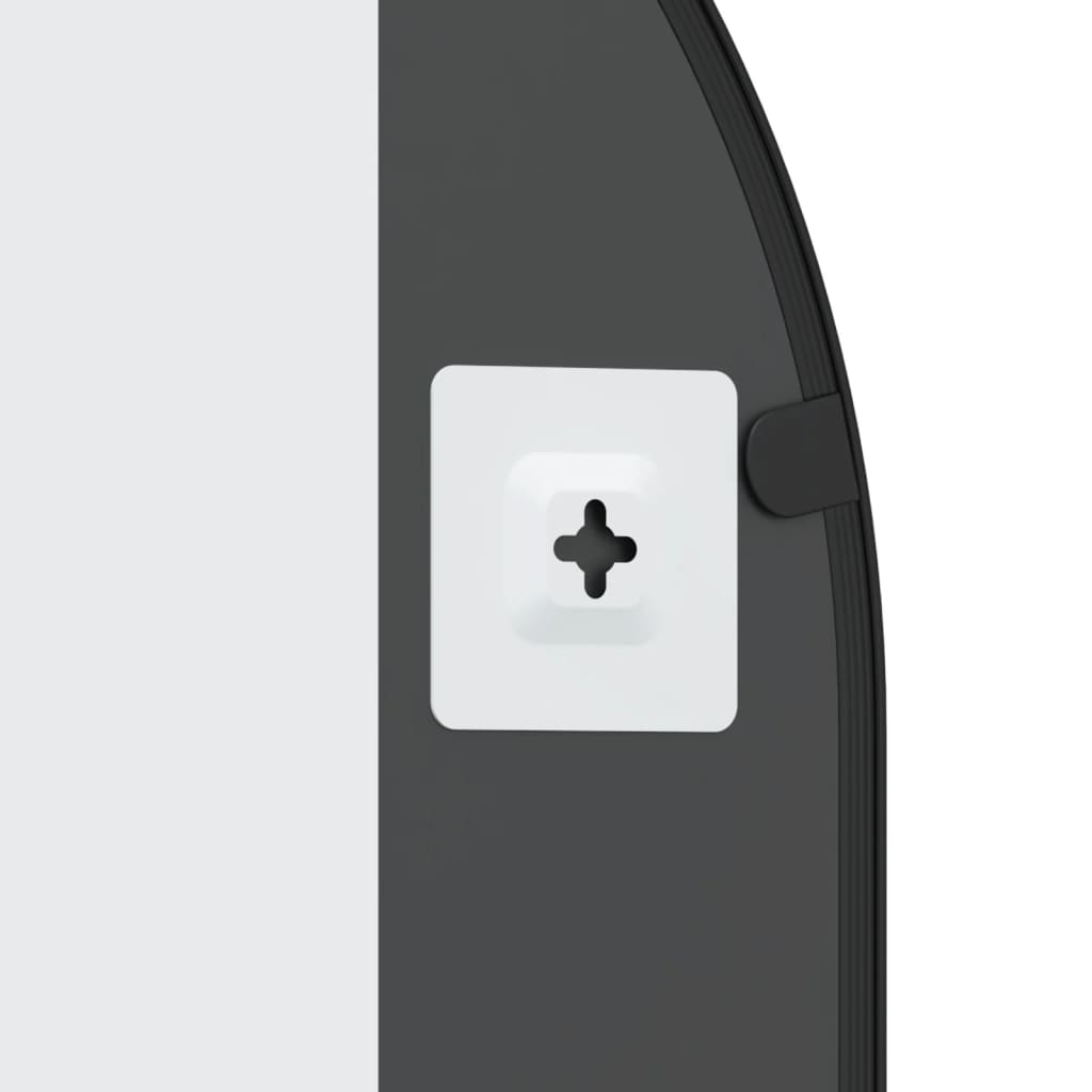 Espelho de parede em arco de ferro preto 50x100 cm- COMFORTXL - 6