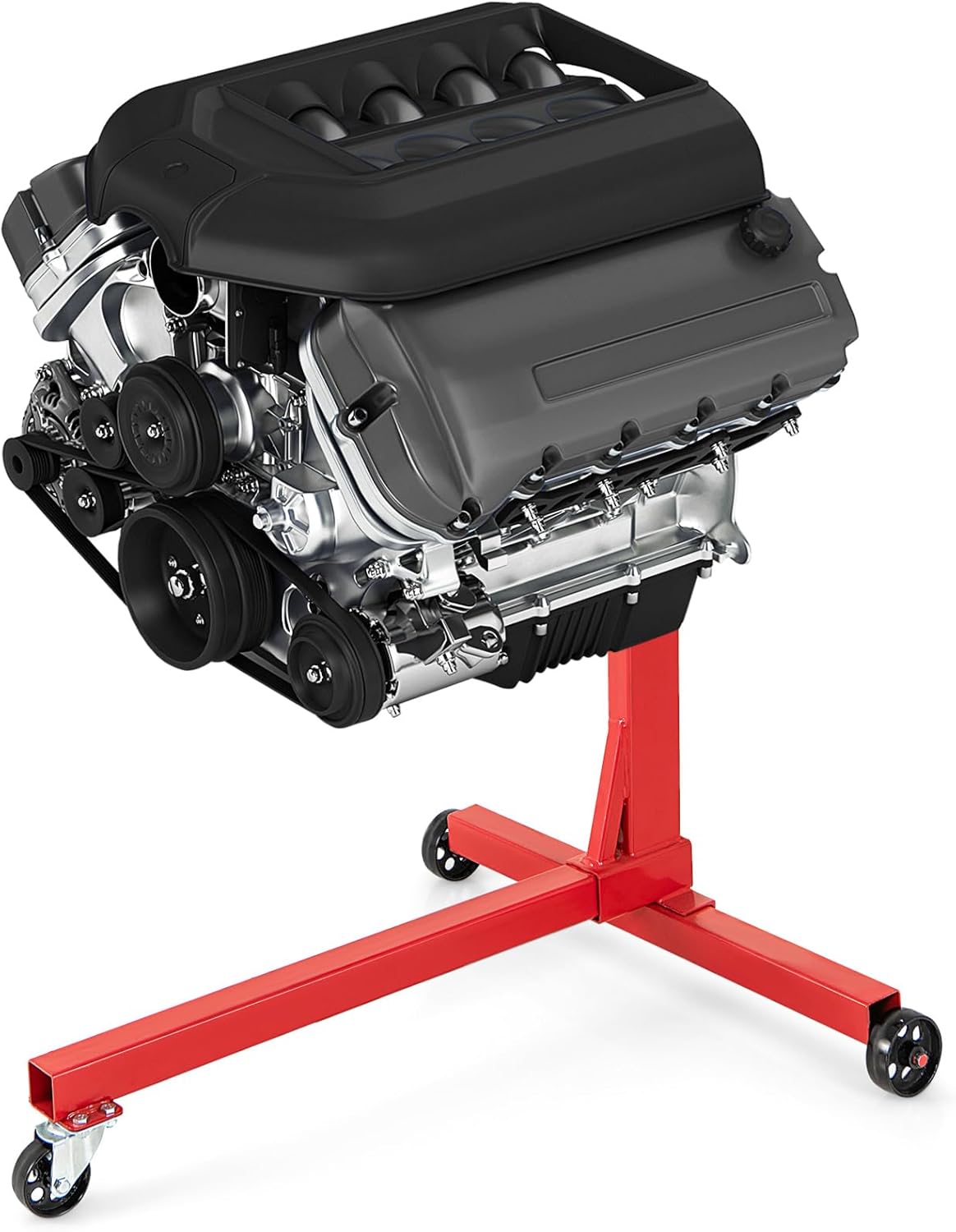 Support Moteur Atelier Levage, Charge 340kg avec Roues, Tête Rotative à ...