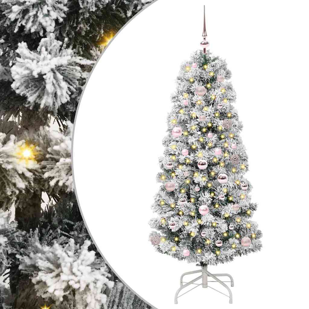 Sztuczna choinka z zawiasami Ze LED Lights 150 cm PVC