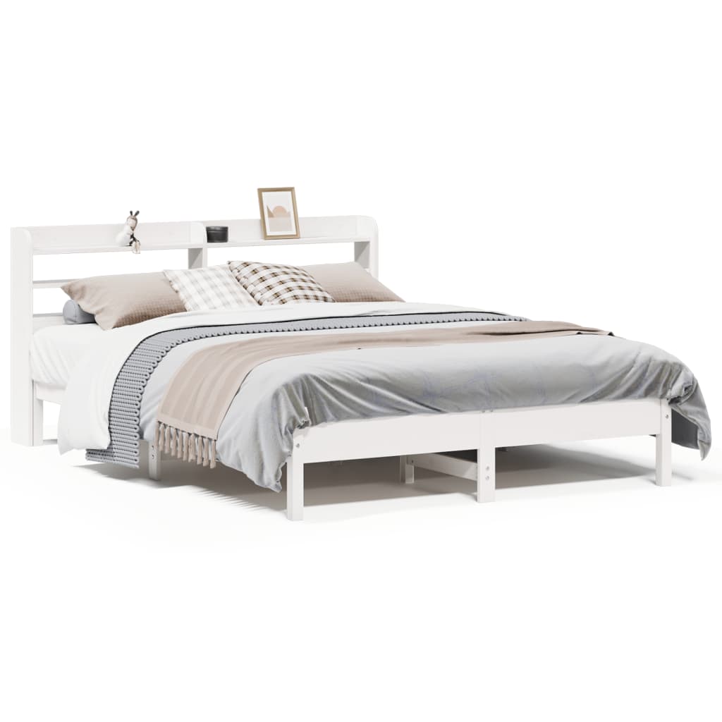 Maison Exclusive - Cadre de lit sans matelas bois massif 120x190 cm