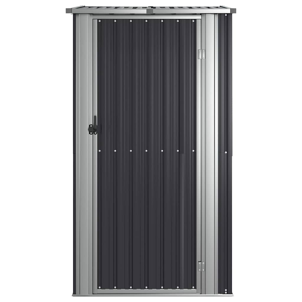 Abris de Jardin anthracite 118,5x97x209,5 cm acier galvanisé anti-rouille, grande capacité verrouillable, jardin & terrasse, pour particuliers - 4