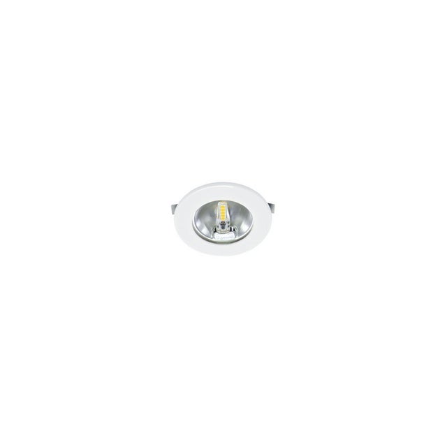 Spot LED encastré S1200 - 1,8W - 3000K - Rond - Plastique - Blanc - Non dimmable