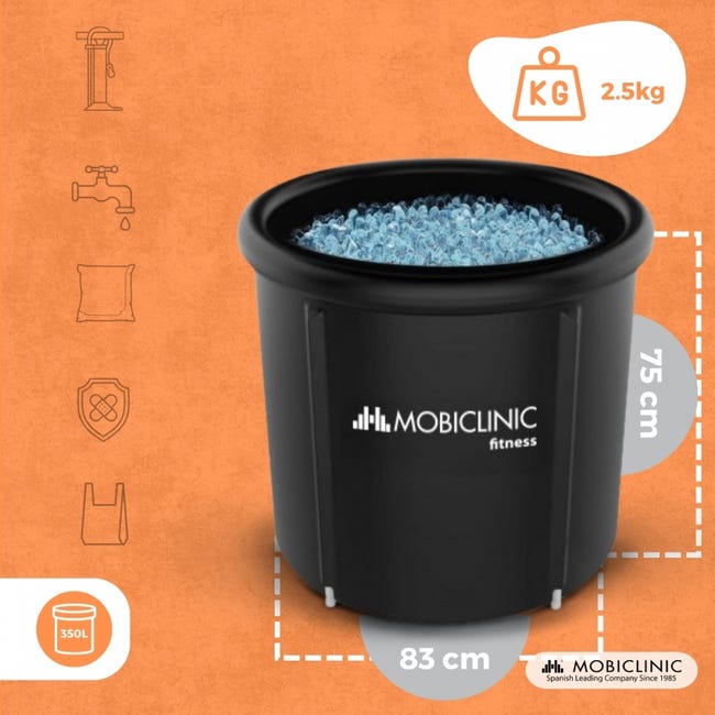 Vasca Per Terapia Del Ghiaccio MyoIce - 420 Litri, Con Coperchio, Per Recupero Muscolare - Foto 14